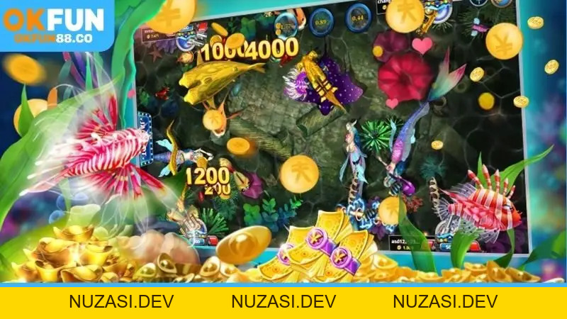 Bắn Cá OKFUN - Cuộc Phiêu Lưu Đại Dương Đầy Kịch Tính - NUZASI